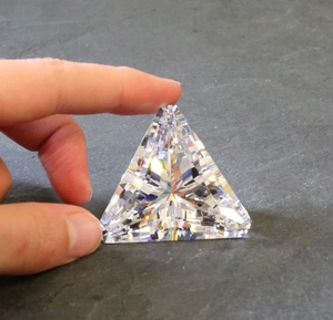 7,0mm Triângulo Corte VVS D Cor 3EX Fábrica Atacado Moissanite