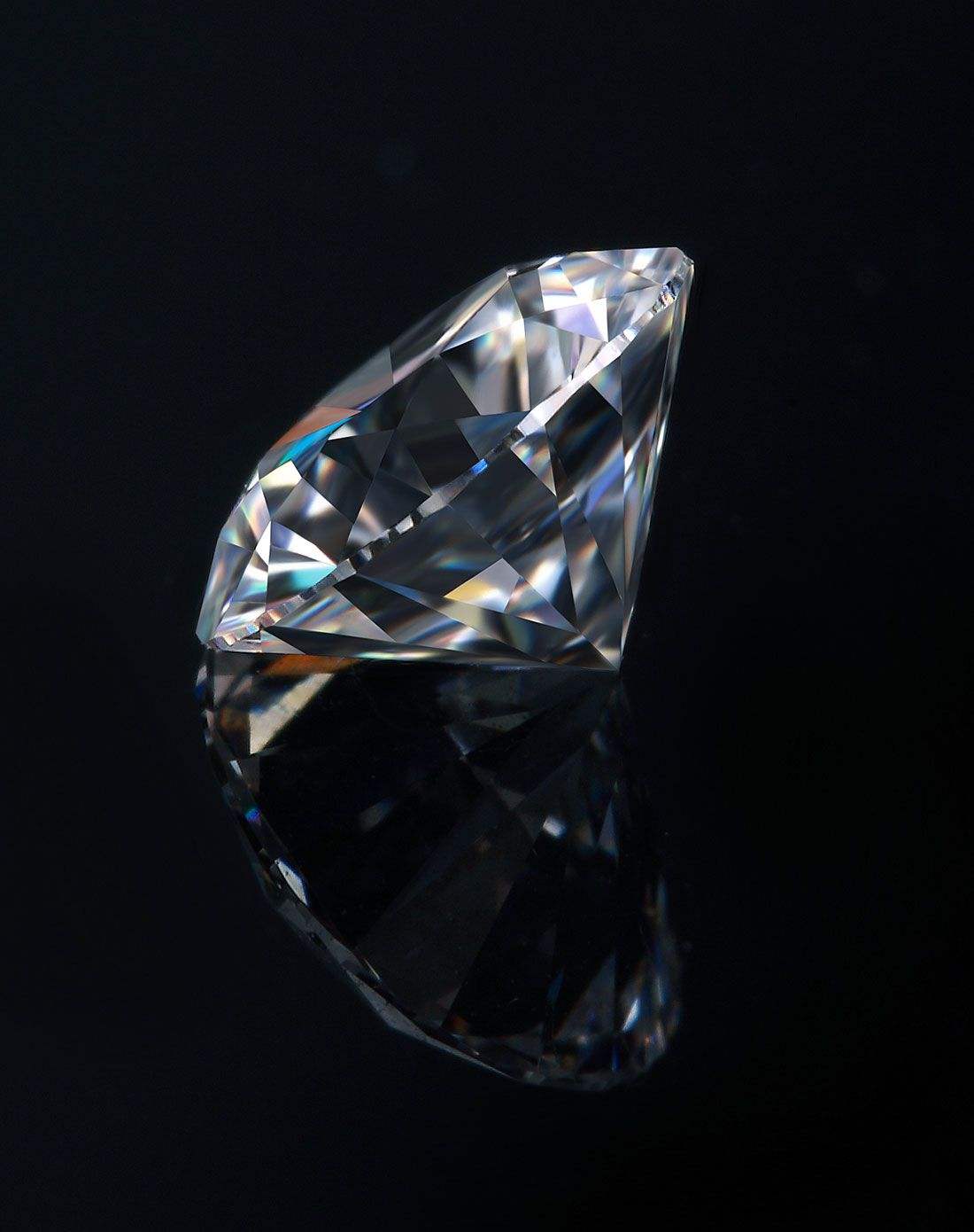 Pedra preciosa solta de alta qualidade DE branco brilhante corte 3x moissanite com preço baixo