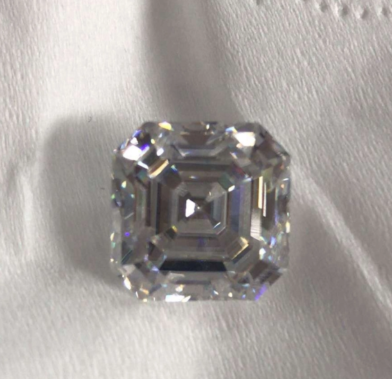 5.0mm 3EX DEF Cor Fábrica de Alta Qualidade Preço de Atacado VVS Asscher Moissanite Sintético Moissanite