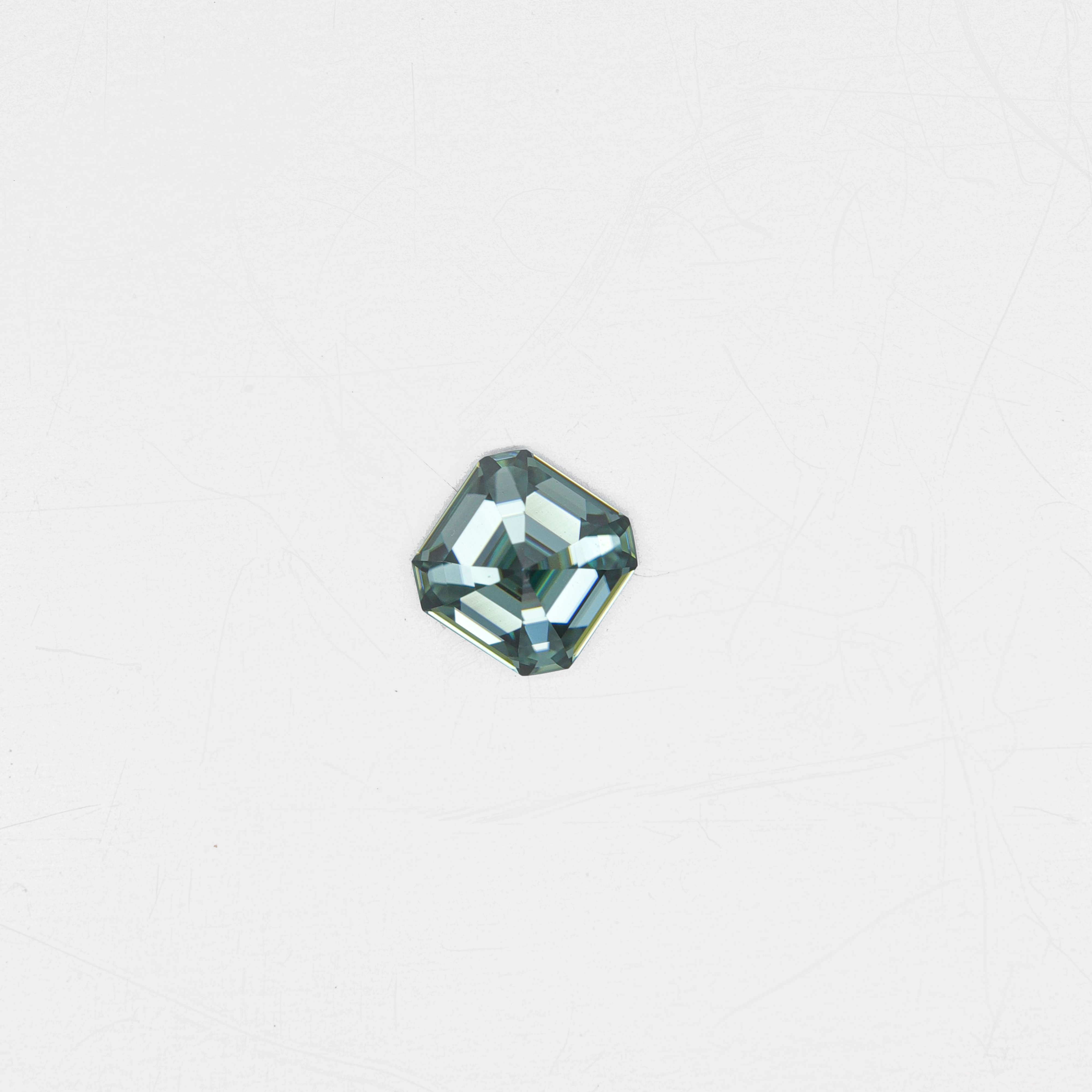 Atacado de fábrica Moissanite Sintético VVS Almofada Corte DEF Pedra Moissanita Verde