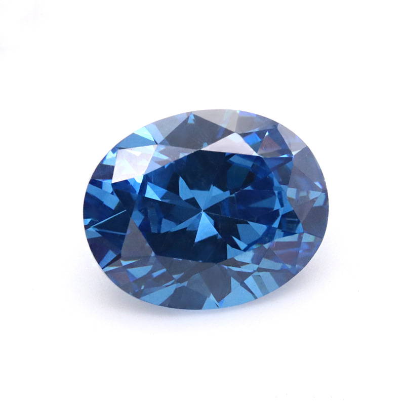 VVS Tanzanite 5A Oval 3EX Zircônia Cúbica