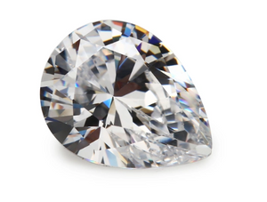 2.5*4mm Pêra Corte Fábrica VVS Preço de Atacado 3EX Alta Qualidade Cor D Moissanite Sintético Moissanite