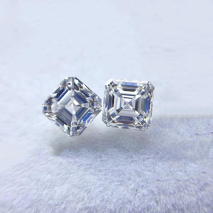 6.0mm 3EX DEF Cor Fábrica de Alta Qualidade Preço de Atacado VVS Asscher Moissanite Sintético Moissanite