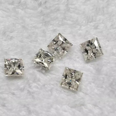 3 quilates Princess Cut Moissanite Vvs1 Diamond DE Color Preço Baixo