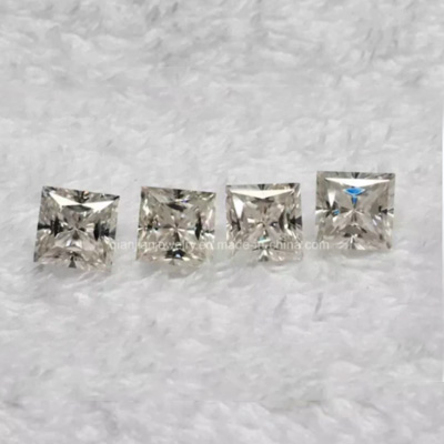 3 quilates Princess Cut Moissanite Vvs1 Diamond DE Color Preço Baixo