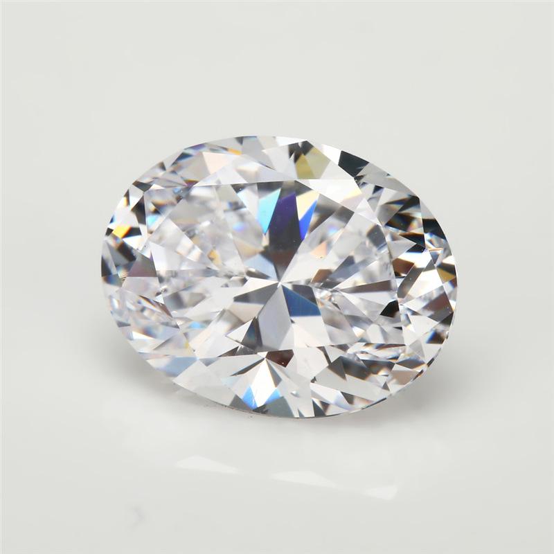 6*8mm Corte Oval VVS Alta Qualidade 3EX Preço de Atacado de Fábrica D Cor Moissanite Sintético Moissanite