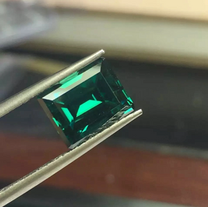 Atacado Venda Quente Baguete Corte Verde Moissanite Pedras Soltas Moissanite Pedras Soltas