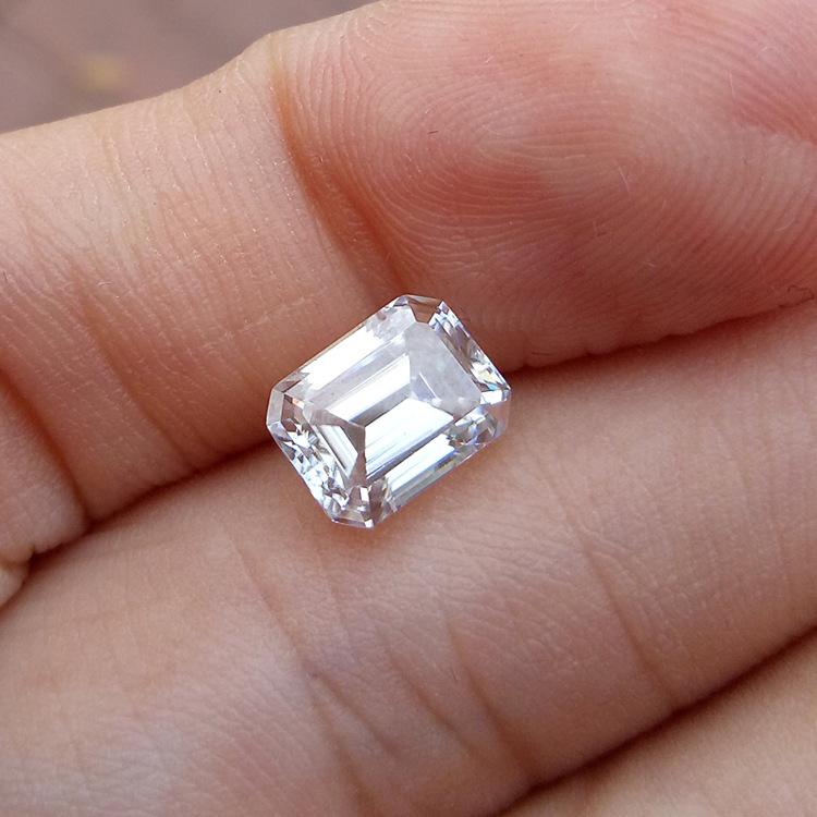 4*6mm Alta Qualidade Preço de Fábrica D Cor VVS 3EX Moissanite Sintético Moissanite