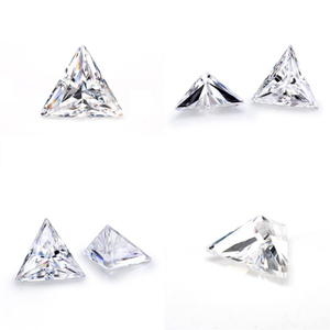 3.0mm Triângulo Corte Alta Qualidade VVS Moissanite D Cor 3EX Preço de Atacado de Fábrica Moissanite Sintético