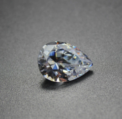 8*12mm Pêra Corte Fábrica VVS Preço de Atacado 3EX Alta Qualidade Cor D Moissanite Sintético Moissanite