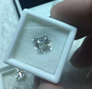 4.0mm 3EX DEF Cor Fábrica de Alta Qualidade Preço de Atacado VVS Asscher Moissanite Sintético Moissanite