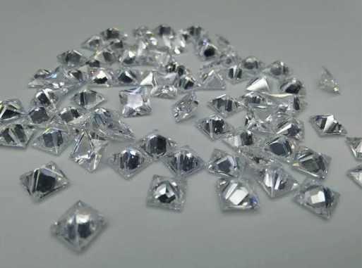 5,0 mm Princess Cut VVS 3EX Preço de Atacado de Fábrica Moissanite