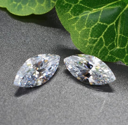 5.5*11mm VVS Marquise Cut Alta Qualidade 3EX Preço de Atacado de Fábrica DEF Moissanite Sintético Moissanite