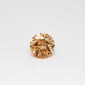 Atacado Lab Grown Diamond Moissanite Champagne Cor VVS Redondo Corte Solto Moissanite Gemstone