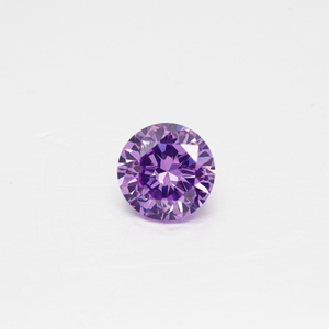 DEF Cor VVS Corte Redondo Roxo Moissanite Lab Crescido Diamante Pedra Preciosa Solta