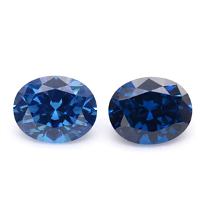 VVS Tanzanite 5A Oval 3EX Zircônia Cúbica