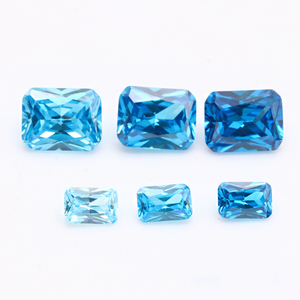 Zircão Atacado de Fábrica de Gemas de Cristal Azul Claro 3A