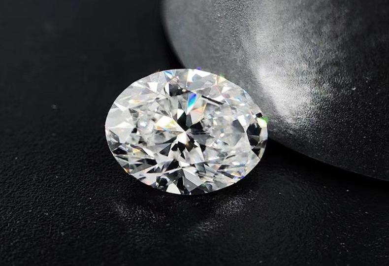 8*10mm Corte Oval VVS 3EX Fábrica Atacado Cor D Moissanite