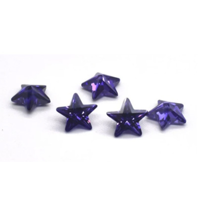 Novo bom produto em forma de estrela CZ Gemstone com preço barato