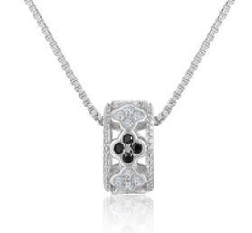 Novo Colar de Prata S925 Moda Feminina Flor Incrustada com Diamante Personalizado Corrente Simples